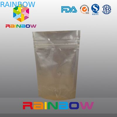 A exposição transparente dianteira para trás foil o malote para o empacotamento das porcas e dos feijões