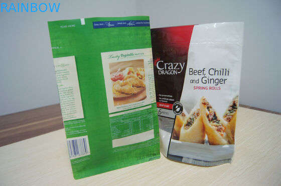 Sacos de empacotamento matte do Ziplock de Doypack dos biscoitos do malote plástico da superfície do delicado