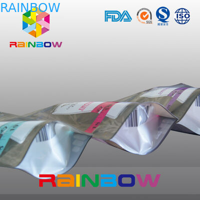 O reforço inferior ziplock plástico ensaca para o empacotamento do açúcar/doces/especiaria