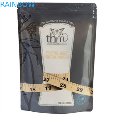 saco de plástico de 1 libra que empacota para o saco de empacotamento do pó da proteína do soro com zíper