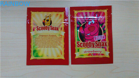verde de empacotamento Apple/sacos hipnóticos de Scooby Snax dos sacos do incenso erval de 4g Scooby Snax