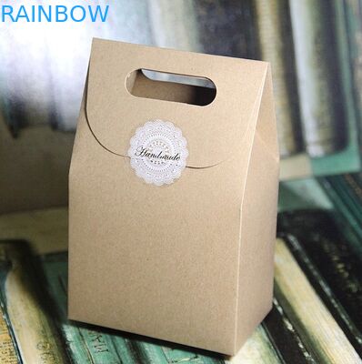 Caixa lisa do papel de embalagem de Brown Para o presente que empacota, impressão personalizada