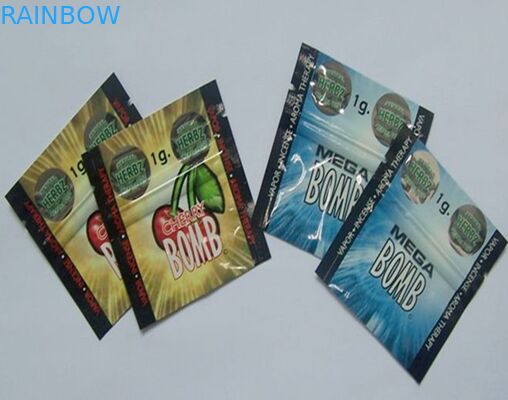 Saco erval ideal de Califórnia Incens/saquinho químico do comprimido da pesquisa zíper de Mylar