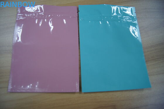 3"” malotes coloridos do pot-pourri do saco do fechamento do fecho de correr da folha da alimentação x4 superior, saco do zíper de Mylar