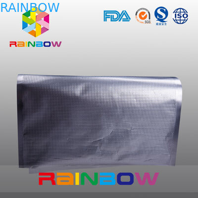 O selo de vácuo Textured do alimento de Channal ensaca Sous Vide/o saco gravado folha poupança do alimento