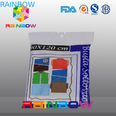 O armazenamento grande plástico do vácuo dos sacos/edredão do selo de vácuo do alimento de espaço ensaca