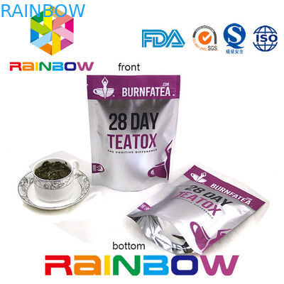 Biodegradável levante-se o saco laminado Ziplock da embalagem do chá de Mylar do malote do chá