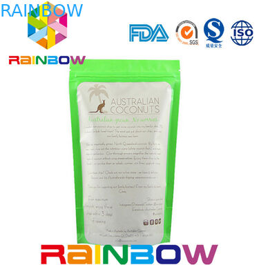 O Ziplock de empacotamento personalizado do saco do petisco para o empacotamento das sementes levanta-se o reforço inferior