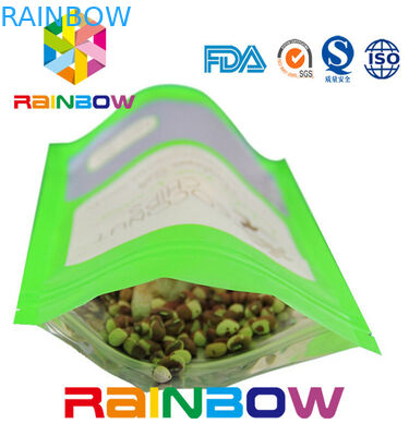O saco de papel Ziplock ereto que empacota, empacotamento do petisco do auto das sementes levanta-se o malote do zíper