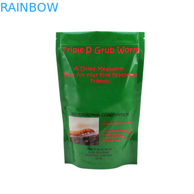 Malote recicl que empacota, saco Ziplock da folha da larva de farinha de Doypack para a embalagem da larva de farinha