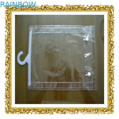 Os malotes plásticos Resealable que empacotam para o roupa interior/homens vestem-se com exposição do gancho