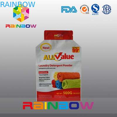 Personalizado imprimindo o saco do empacotamento plástico para o pó do detergente para a roupa 500g/pó de lavagem
