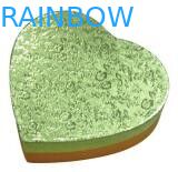 luxo ecorative caixa de papel recicl do presente, caixa de papel verde para o chocolate