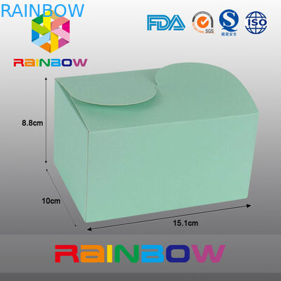 Caixa verde do papel de embalagem Para o empacotamento do presente, a impressão personalizada e o tamanho