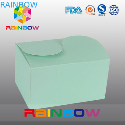 Caixa verde do papel de embalagem Para o empacotamento do presente, a impressão personalizada e o tamanho