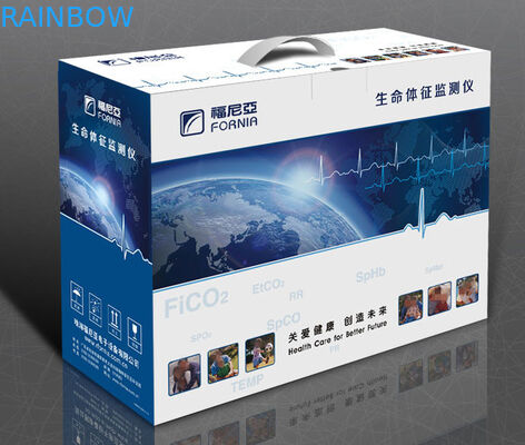 Caixa de embalagem ondulada de papel impressa cor do transporte para o dispositivo eletrônico