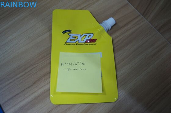 Laminado levante-se o malote do bico que empacota com o saco de empacotamento lateral do óleo de lubrificação do bico