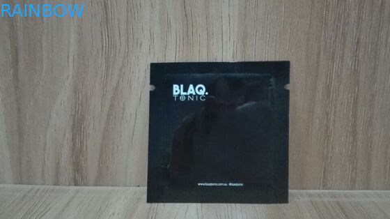 o selo pequeno do aperto de 5cm x de 5cm ensaca a cor preta para o empacotamento do pó da especiaria