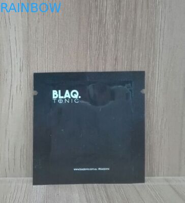 o selo pequeno do aperto de 5cm x de 5cm ensaca a cor preta para o empacotamento do pó da especiaria