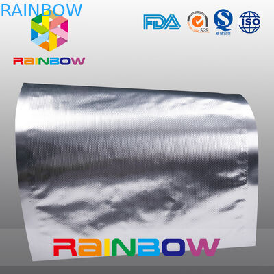 Sacos de vácuo em folha de alumínio, alimentos texturizados Sacos de vedação de vácuo gravados
