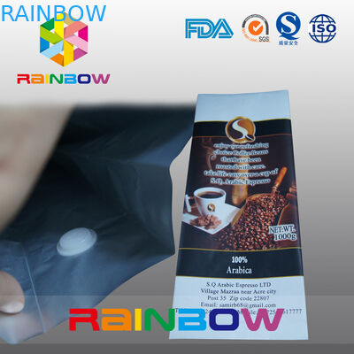 Malotes plásticos personalizados que empacotam a válvula da desgaseificação para a embalagem do saco de café