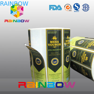 As etiquetas autoadesivas da luva do psiquiatra do vidro de vinho imprimiram etiquetas & garrafa de vinho Lables