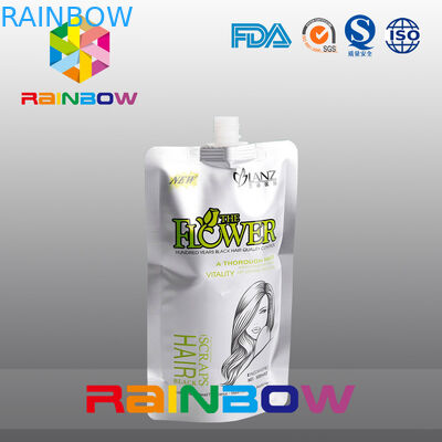 Imprimir personalizado branco levanta-se o malote do bico para o champô/alimento líquido/bebendo