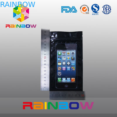 Telefone estático do saco da janela clara da fonte anti que empacota com um furo do cair