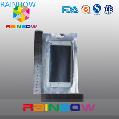 Telefone estático do saco da janela clara da fonte anti que empacota com um furo do cair