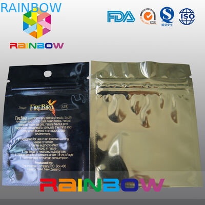 Anti saco estático do ouro/Esd que protege o costume eletrônico do saco do zíper dos produtos