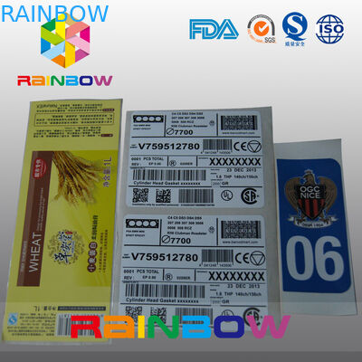 Etiquetas expressas personalizadas/etiquetas da luva psiquiatra da etiqueta para o saco, caixa, cartão