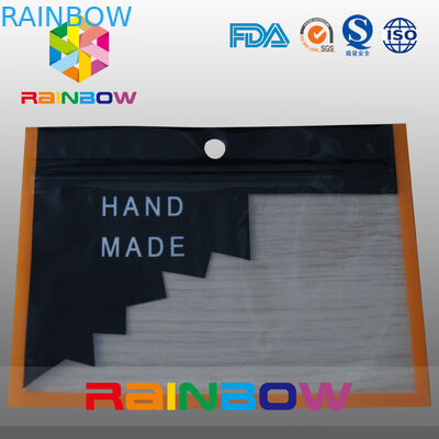 Malotes plásticos do saco Ziplock de Mylar que empacotam com a janela transparente para bens