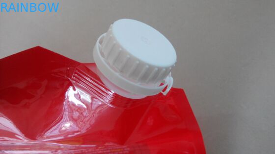 O logotipo impresso levanta-se o malote do bico com o punho para o óleo 4.5L/Huile De Canola