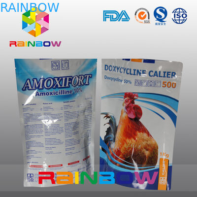 A segurança de comércio personalizou levanta-se o saco/malote do empacotamento de alimento de Turquia do animal de estimação com zíper