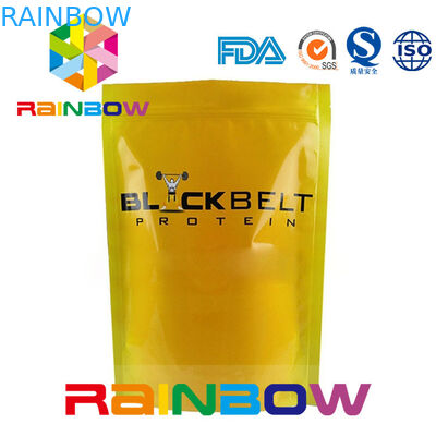 Lustroso esteja suplementa acima o saco de pó de empacotamento do fechamento do fecho de correr do malote da folha de alumínio