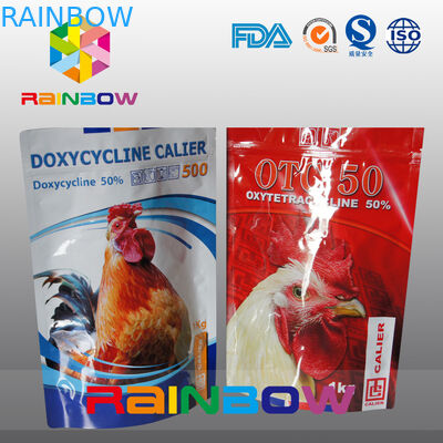 O costume seu próprio logotipo levanta-se o malote do armazenamento do animal de estimação/alimento de Tukey com zíper