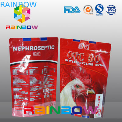 O costume seu próprio logotipo levanta-se o malote do armazenamento do animal de estimação/alimento de Tukey com zíper