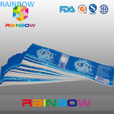 Etiquetas da luva de psiquiatra de calor impresso impermeável do PVC/ANIMAL DE ESTIMAÇÃO para a garrafa