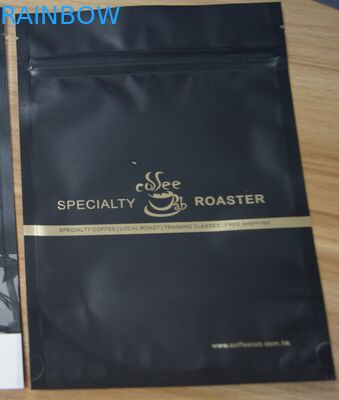 Os malotes plásticos de Matt da prova de Mouisture que empacotam o malote do café da folha de alumínio levantam-se o tipo