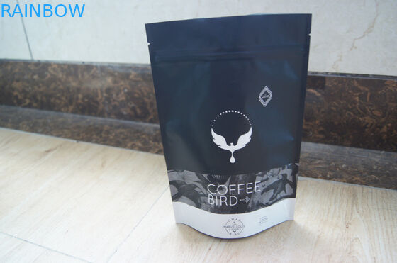 Saquinhos de chá pretos matte laminados que empacotam sacos de café da folha de alumínio