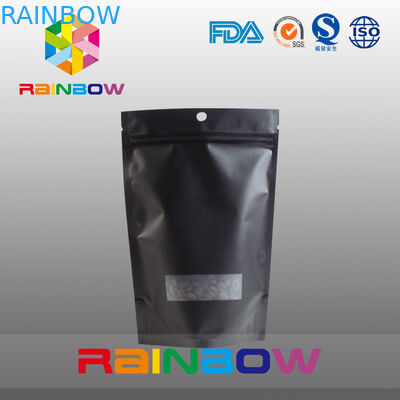 Saquinhos de chá pretos matte laminados que empacotam sacos de café da folha de alumínio