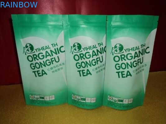 O ANIMAL DE ESTIMAÇÃO curvado gracioso de Lipton/sacos de empacotamento chá de VMPET/PE está Up/stand acima do saco para o chá