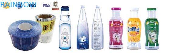 As etiquetas da luva do psiquiatra do PVC/ANIMAL DE ESTIMAÇÃO encolhem as luvas do envoltório para garrafas/latas