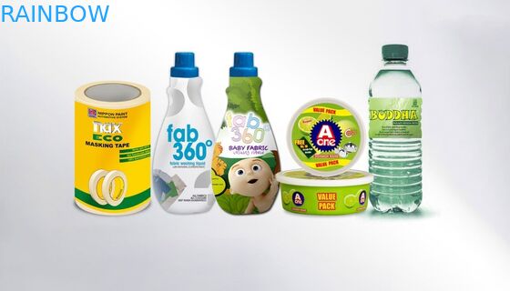 As etiquetas da luva do psiquiatra do PVC/ANIMAL DE ESTIMAÇÃO encolhem as luvas do envoltório para garrafas/latas