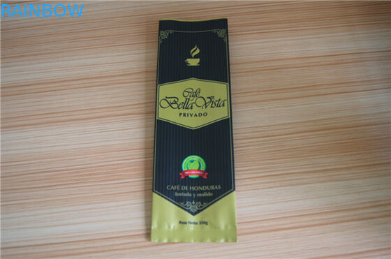 Saco de empacotamento de empacotamento do selo do quadrilátero do malote da folha do reforço do lado da folha de alumínio de Matt