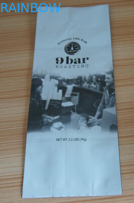 Saco de empacotamento de empacotamento do selo do quadrilátero do malote da folha do reforço do lado da folha de alumínio de Matt