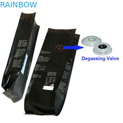 Malote da folha de alumínio que empacota o saco de café de empacotamento do selo lateral do quadrilátero do reforço com válvula