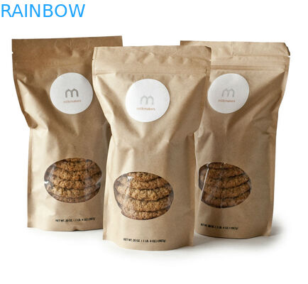 Os sacos laminados alumínio do armazenamento do alimento de Mylar, levantam-se sacos de papel