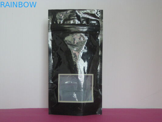 O empacotamento reciclável do malote da folha de alumínio laminado levanta-se o malote de Matt Mylar com janela