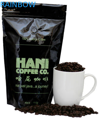 O chá do café levanta-se o malote da folha de alumínio que empacota o saco Ziplock 250g 500g de Kraft